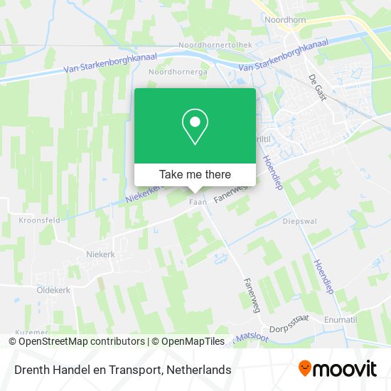 Drenth Handel en Transport map