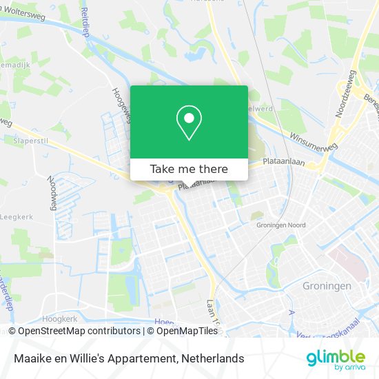 Maaike en Willie's Appartement map