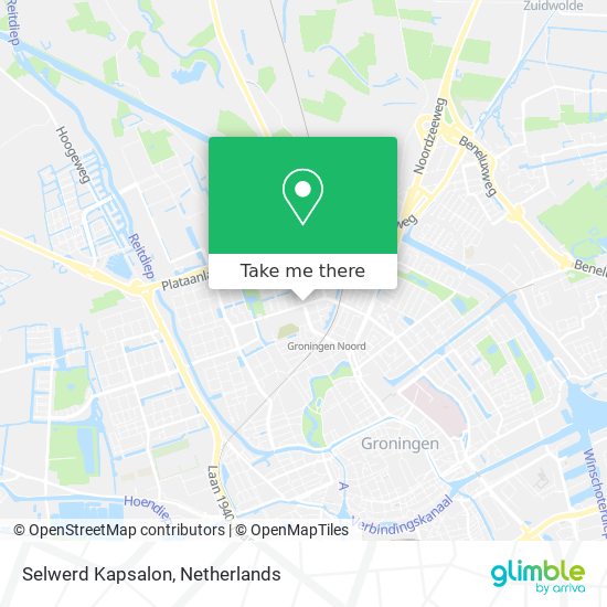 Selwerd Kapsalon Karte