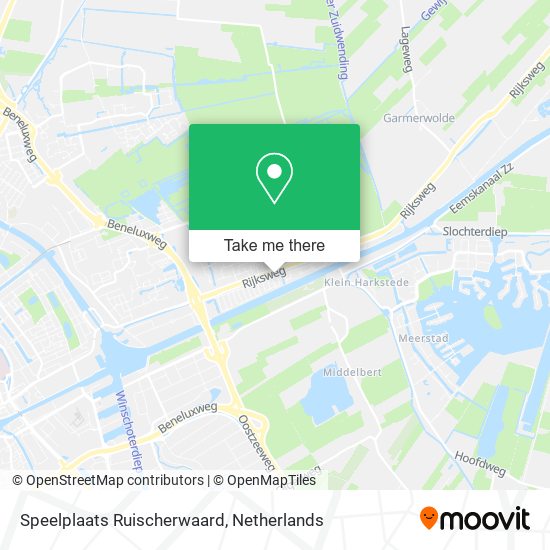 Speelplaats Ruischerwaard map