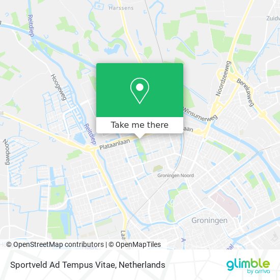 Sportveld Ad Tempus Vitae map