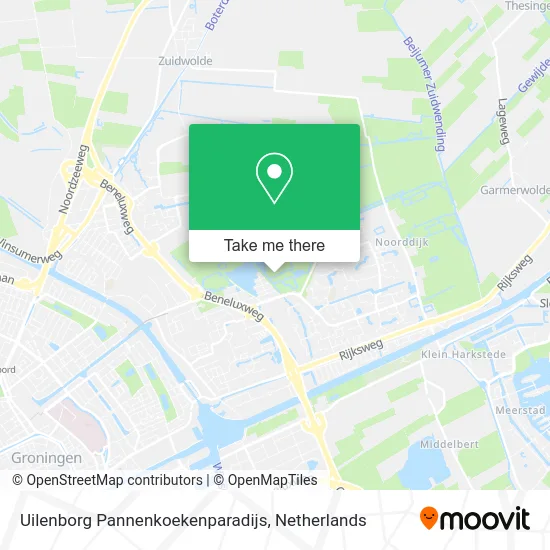 Uilenborg Pannenkoekenparadijs map