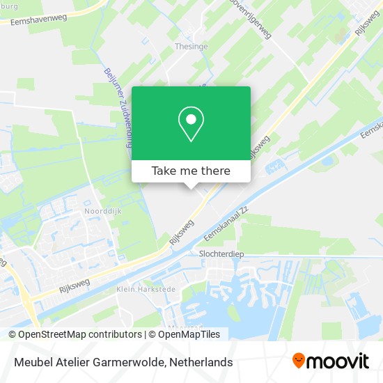 Meubel Atelier Garmerwolde map