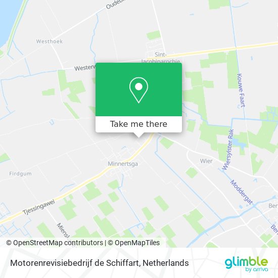 Motorenrevisiebedrijf de Schiffart Karte