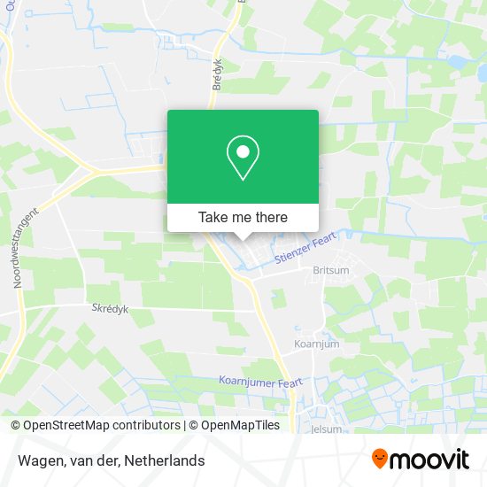 Wagen, van der map