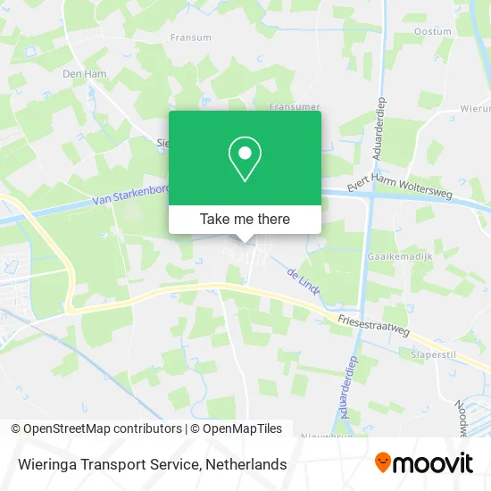 Wieringa Transport Service map