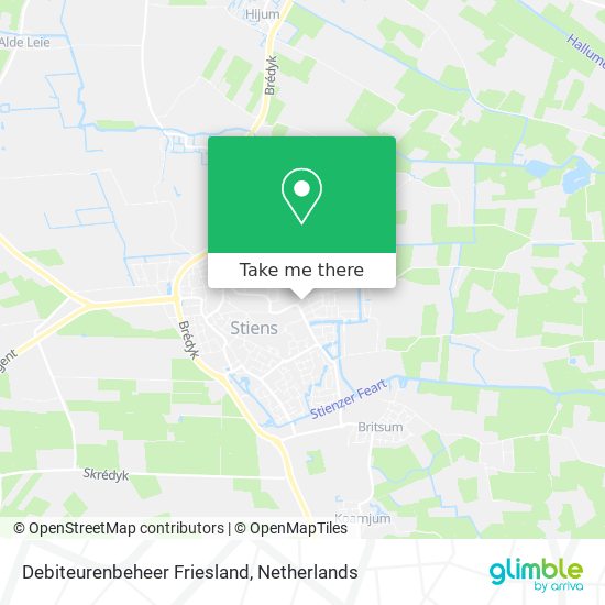 Debiteurenbeheer Friesland Karte