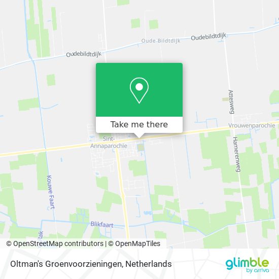 Oltman's Groenvoorzieningen Karte