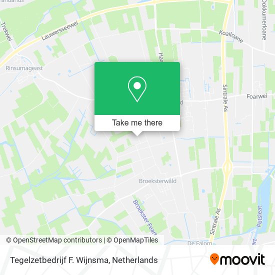 Tegelzetbedrijf F. Wijnsma map