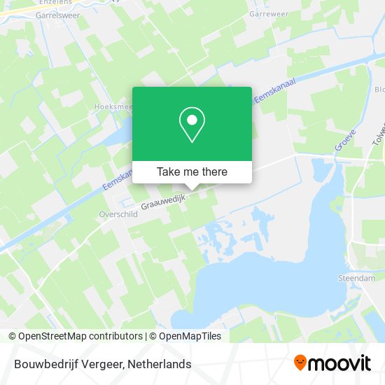 Bouwbedrijf Vergeer map