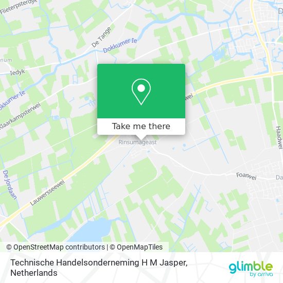 Technische Handelsonderneming H M Jasper map