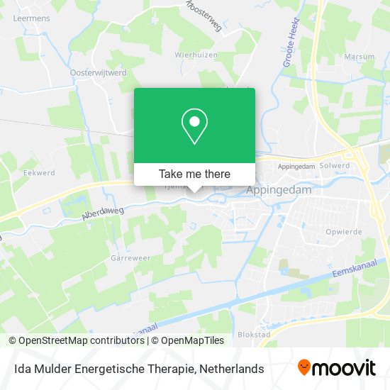 Ida Mulder Energetische Therapie map