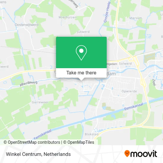 Winkel Centrum map