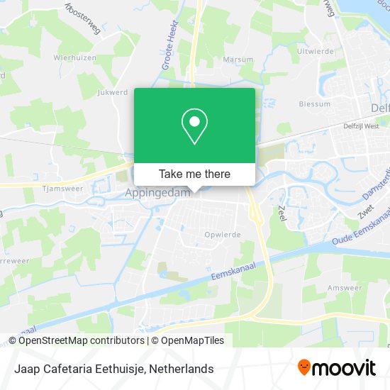 Jaap Cafetaria Eethuisje map