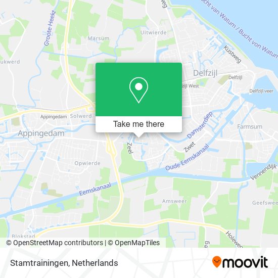 Stamtrainingen map