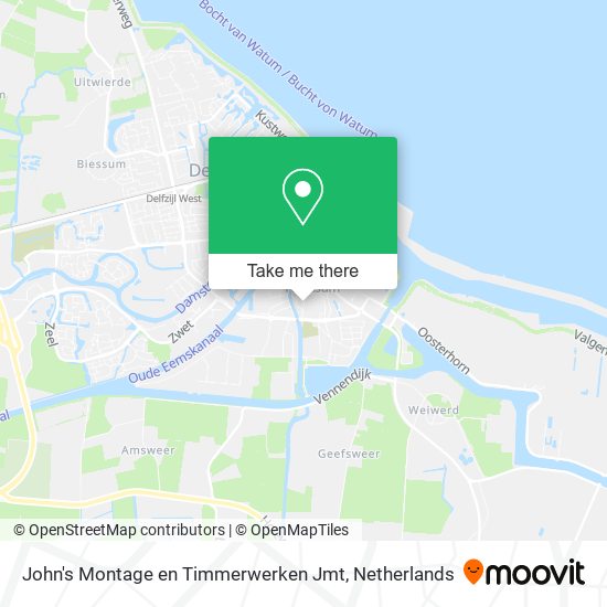 John's Montage en Timmerwerken Jmt map