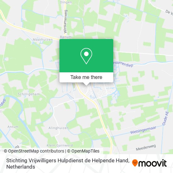 Stichting Vrijwilligers Hulpdienst de Helpende Hand map