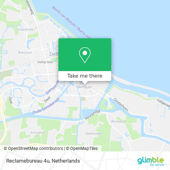 Reclamebureau 4u map