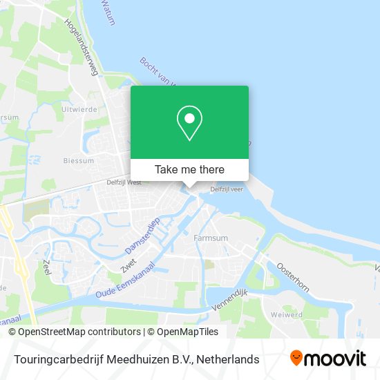 Touringcarbedrijf Meedhuizen B.V. map