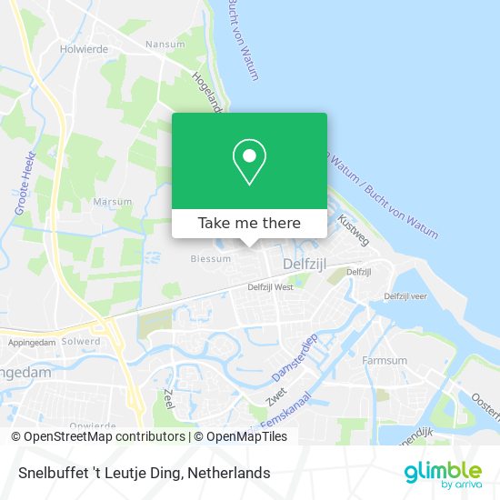 Snelbuffet 't Leutje Ding map