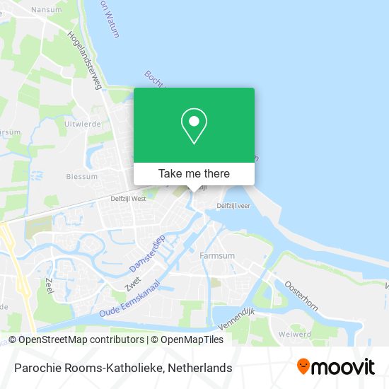 Parochie Rooms-Katholieke map