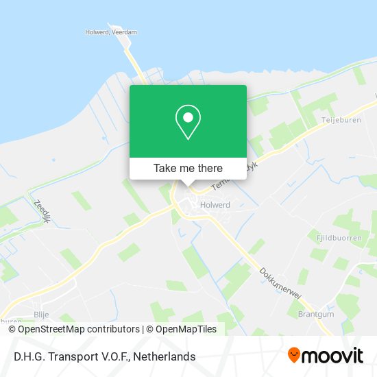 D.H.G. Transport V.O.F. map