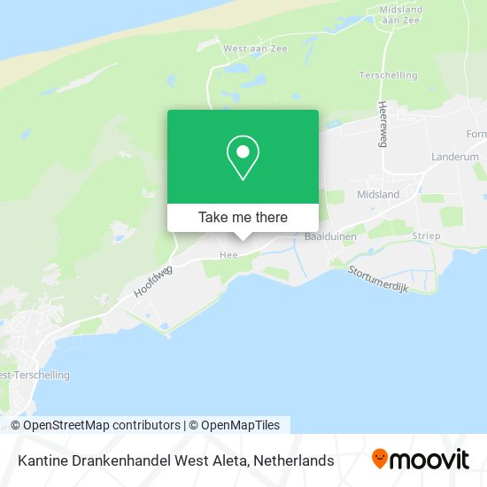Kantine Drankenhandel West Aleta map