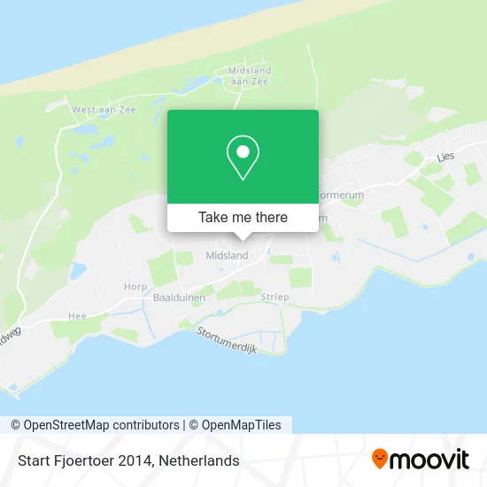 Start Fjoertoer 2014 map