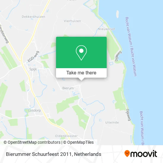 Bierummer Schuurfeest 2011 map