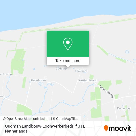 Oudman Landbouw-Loonwerkerbedrijf J H map