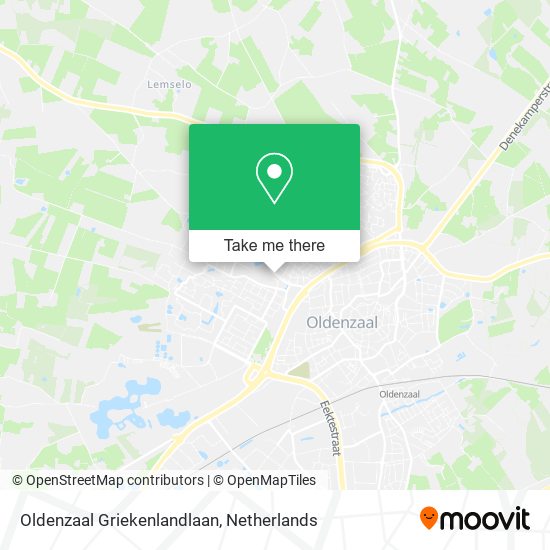 Oldenzaal Griekenlandlaan map