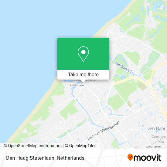 Den Haag Statenlaan map