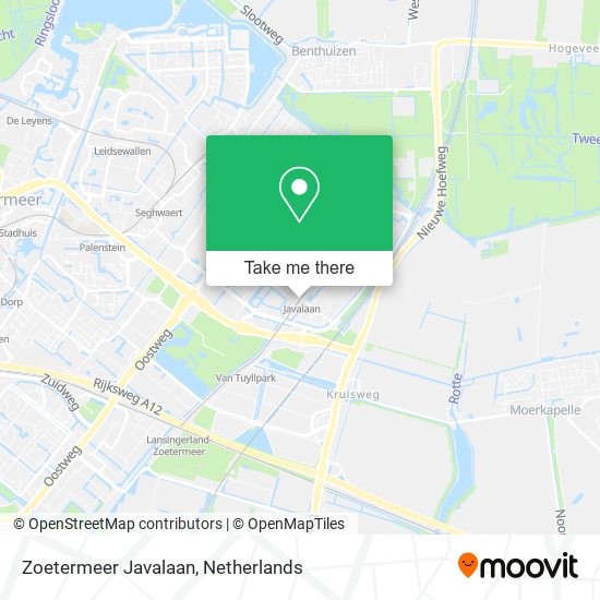 Zoetermeer Javalaan map