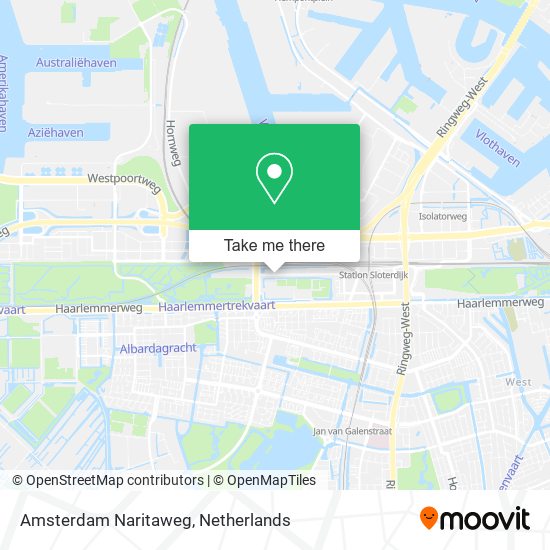 Amsterdam Naritaweg Karte