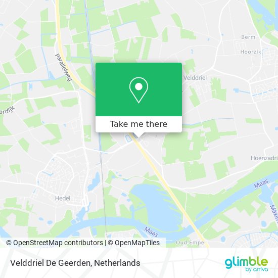 Velddriel De Geerden map