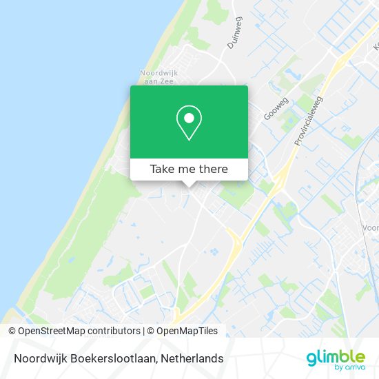 Noordwijk Boekerslootlaan map