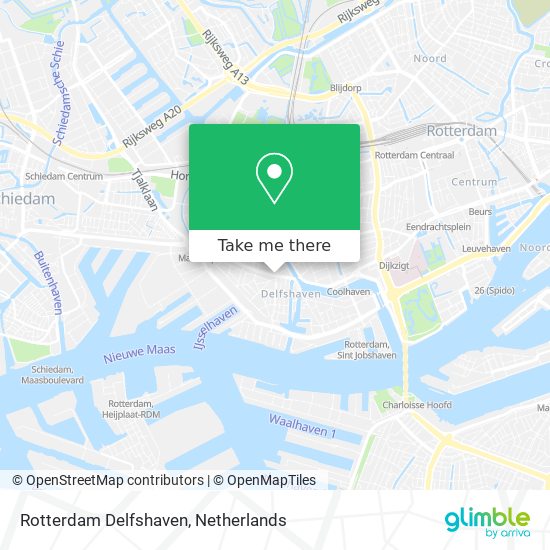 Rotterdam Delfshaven Karte