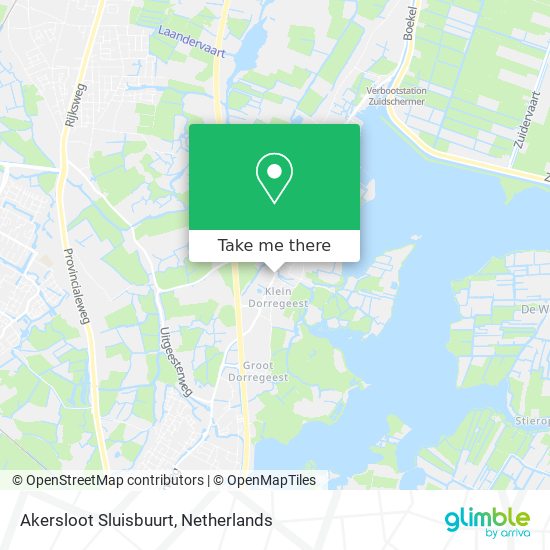 Akersloot Sluisbuurt map