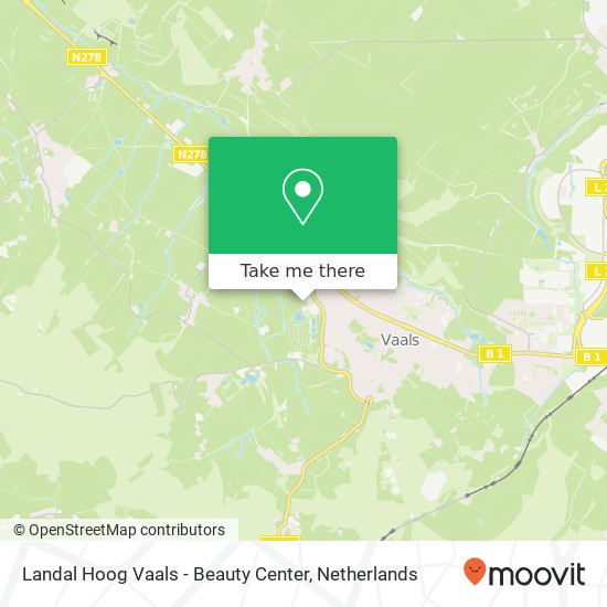 Landal Hoog Vaals - Beauty Center map