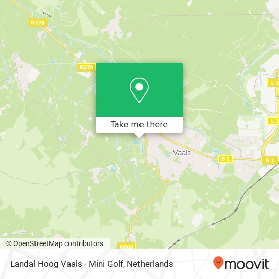 Landal Hoog Vaals - Mini Golf map