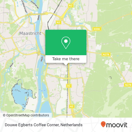 Douwe Egberts Coffee Corner map