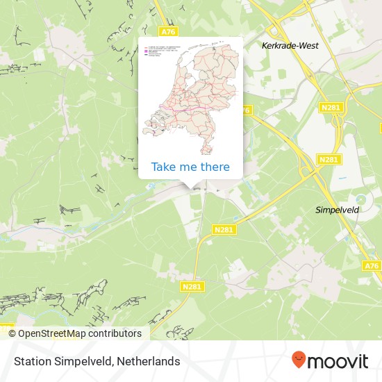 Station Simpelveld map