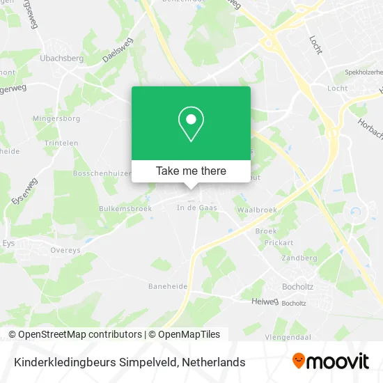 Kinderkledingbeurs Simpelveld Karte