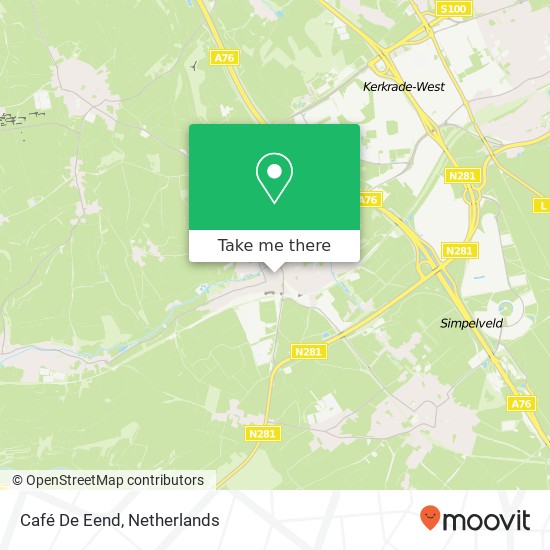 Café De Eend map