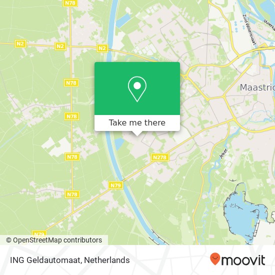 ING Geldautomaat map