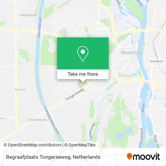 Begraafplaats Tongerseweg map
