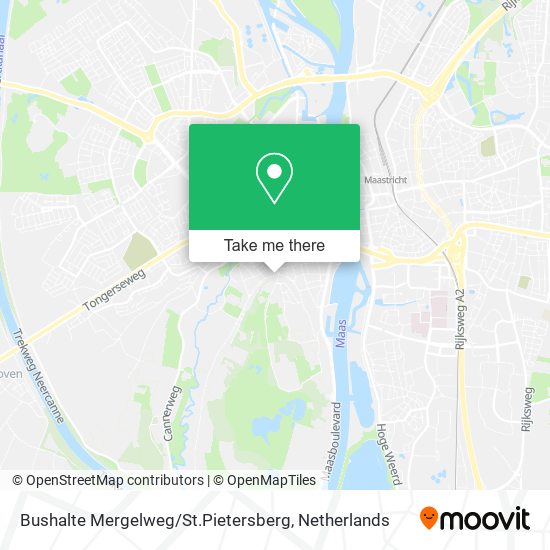 Bushalte Mergelweg / St.Pietersberg Karte