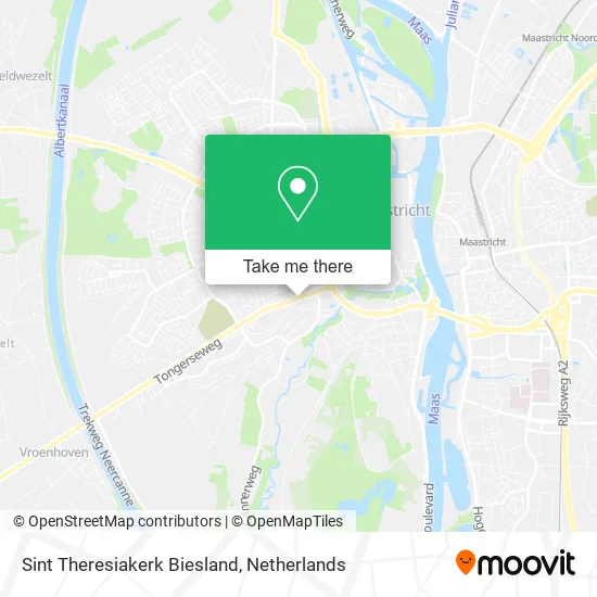Sint Theresiakerk Biesland map