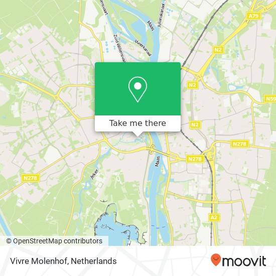 Vivre Molenhof map