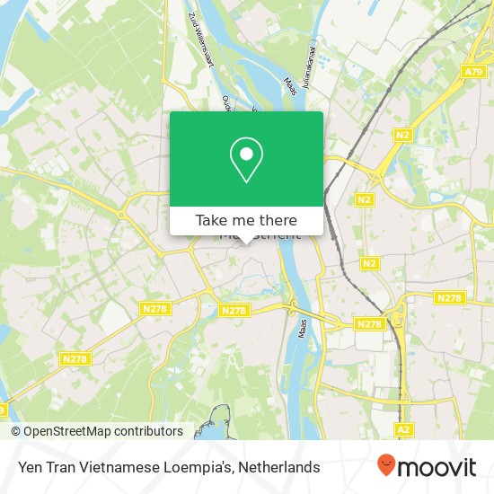 Yen Tran Vietnamese Loempia's map